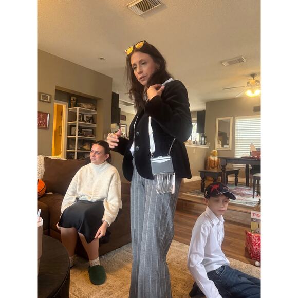 Rebecca Minkoff Leather Card Case on Chain - Picture 5 of 8